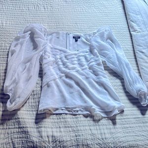 NWT Express Ballon Sleeve Top